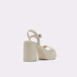 &New NewTainaStrappy Heeled Sandal - Platform -Trendy Soles Sales Store taina white 110 001 043 alt1 sq gy 2000x2000