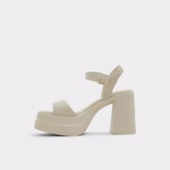 &New NewTainaStrappy Heeled Sandal - Platform -Trendy Soles Sales Store taina white 110 001 043 alt2 sq gy 2000x2000