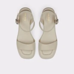 &New NewTainaStrappy Heeled Sandal - Platform -Trendy Soles Sales Store taina white 110 001 043 alt5 sq gy 2000x2000