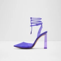 Final Sale - The Item Cannot Be ReturnedTilahStrappy Heeled Shoe -Trendy Soles Sales Store tilah purple 520 002 020 alt2 sq nt 1200x1200