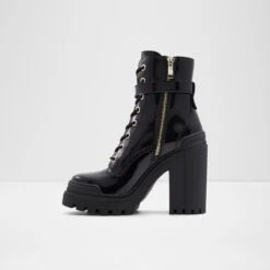 Final Sale - The Item Cannot Be ReturnedUpliftCombat Boots - Lug Sole -Trendy Soles Sales Store uplift black 001 001 042 alt2 sq nt 1200x1200
