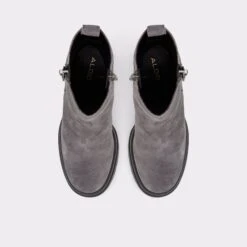 Final Sale - The Item Cannot Be ReturnedUpsidePlatform Ankle Boot - Lug Sole -Trendy Soles Sales Store upside grey 021 001 046 alt5 sq gy 2000x2000