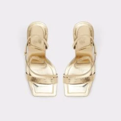 VermeilSling Back Heeled Sandal -Trendy Soles Sales Store vermeil gold 710 001 044 alt5 sq gy 2000x2000